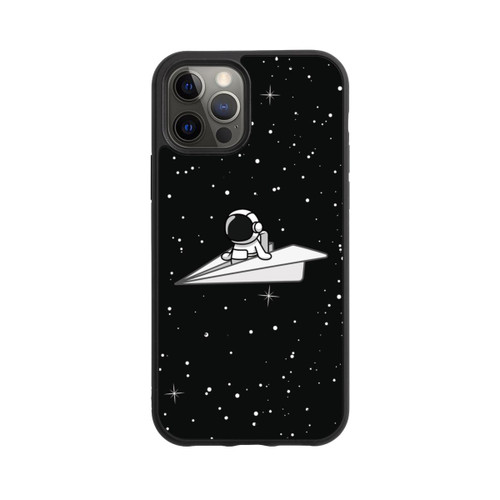 Apple iPhone 12 Pro Base Case Astronaut Paper Plane Comic