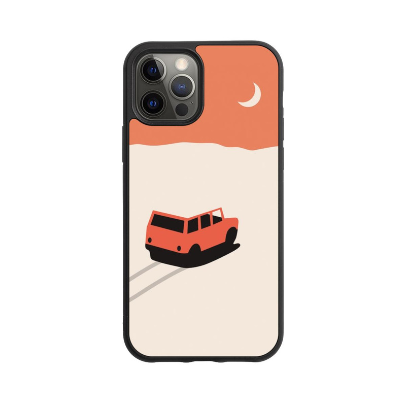 iPhone 12 Pro Base Case Auto in der Wüste