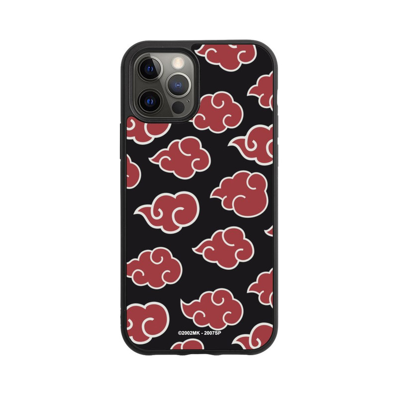 iPhone 12 Pro Base Case Akatsuki Pattern Black Big