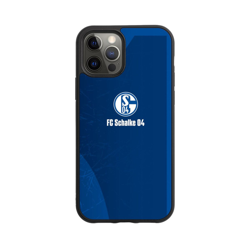 iPhone 12 Pro Base Case Schalke 04 Blauer Hintergrund Mit Logo