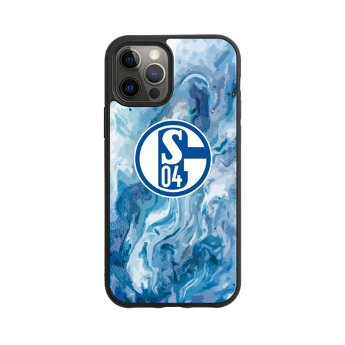 Apple iPhone 12 Pro Base Case Schalke 04 Flüssig Blau