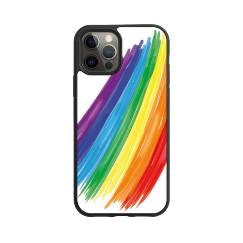 Apple iPhone 12 Pro Base Case Rainbow Paint Brush