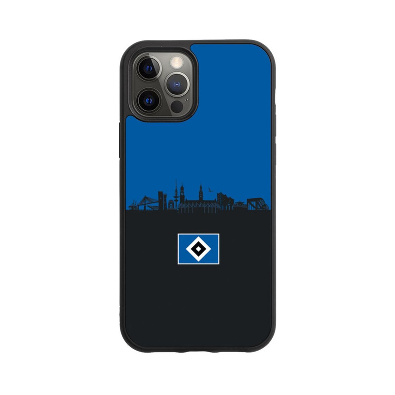 iPhone 12 Pro Base Case HSV Skyline Blau Schwarz