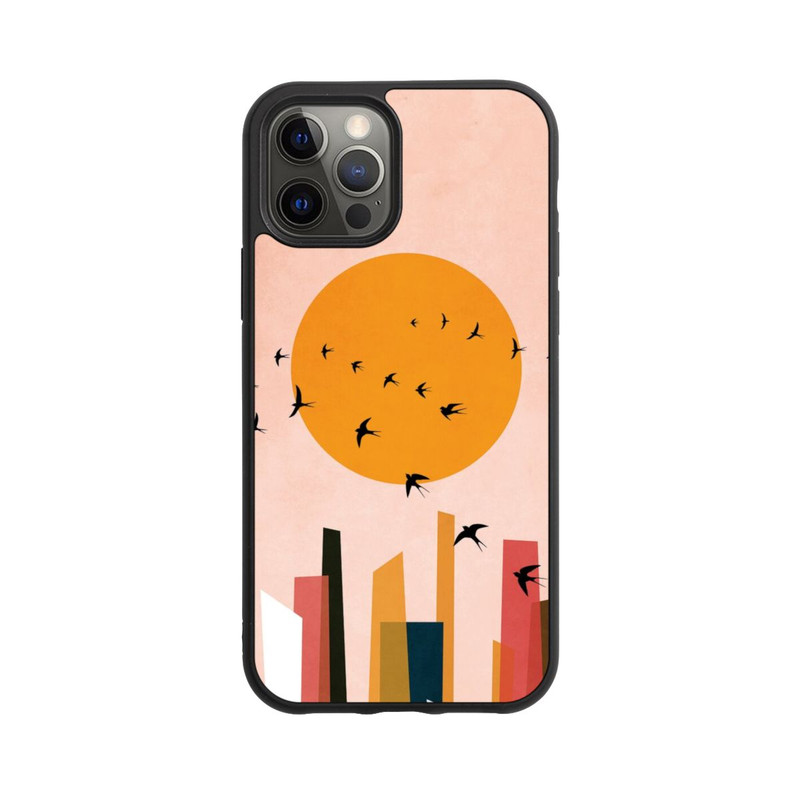 iPhone 12 Pro Base Case Tanzende Vögel