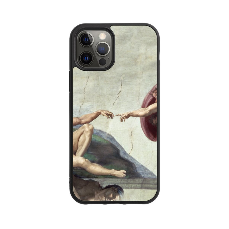 iPhone 12 Pro Base Case Die Erschaffung Adams-Michelangelo (Buonarroti)