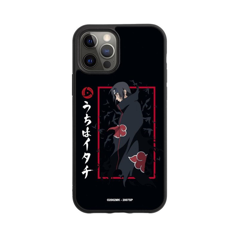 iPhone 12 Pro Base Case Itachi Krähen Schwarz