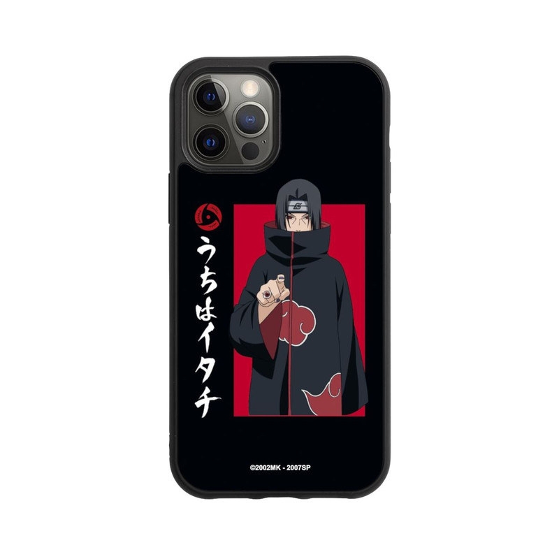 iPhone 12 Pro Base Case Itachi Geste Schwarz