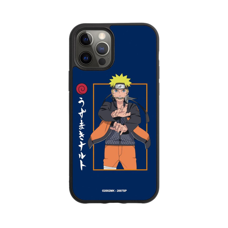 iPhone 12 Pro Base Case Naruto Kampfposition Blau