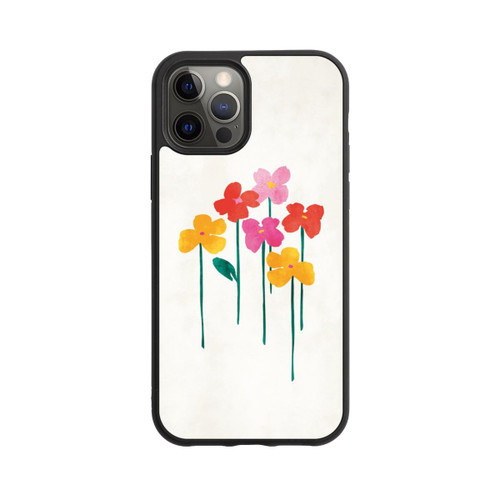 Apple iPhone 12 Pro Base Case Kleine glückliche Blumen