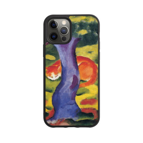 Apple iPhone 12 Pro Base Case Katze hinter Einem Baum von Franz Marc