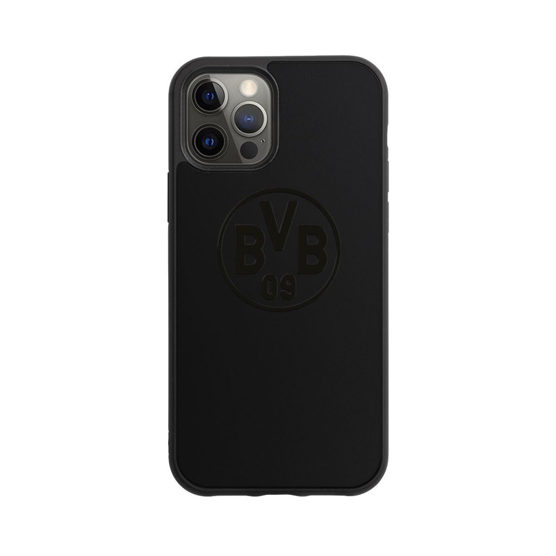 iPhone 12 Pro Base Case BVB Logo Schwarz Transparent