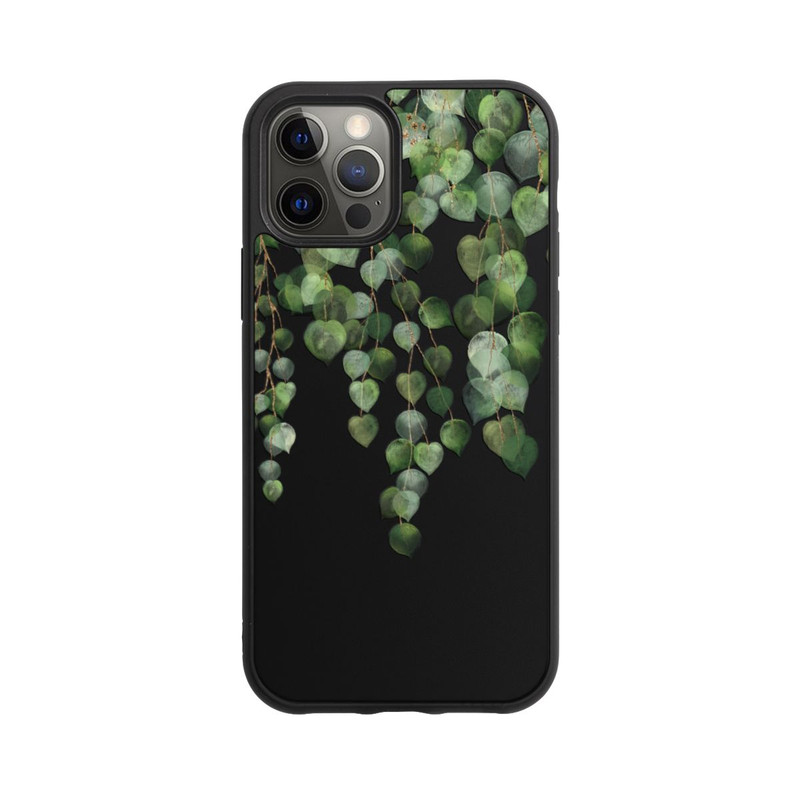 iPhone 12 Pro Base Case Eucalyptus Hanging Watercolor Transparent
