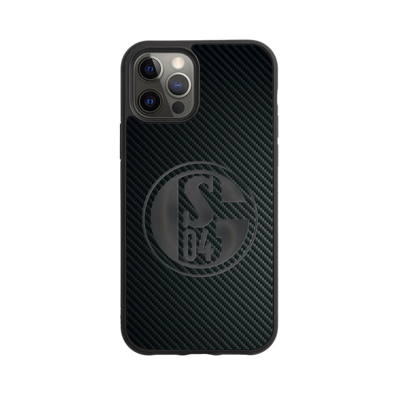 iPhone 12 Pro Base Case Schalke 04 Carbon Look