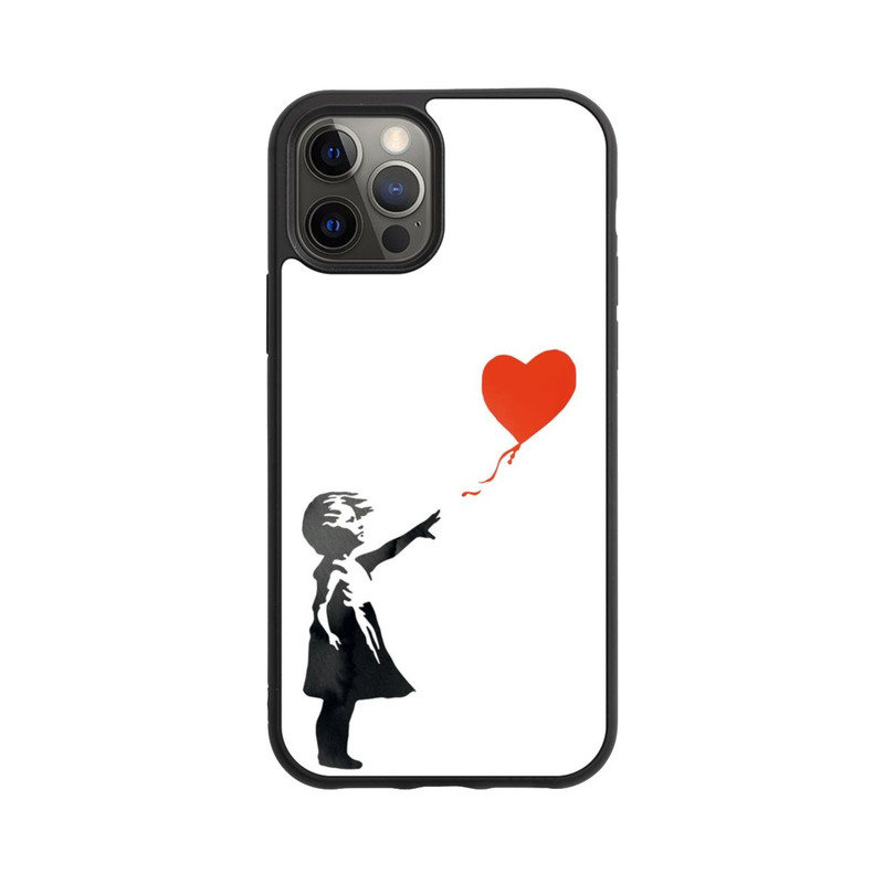 iPhone 12 Pro Base Case Girl With Red Balloon