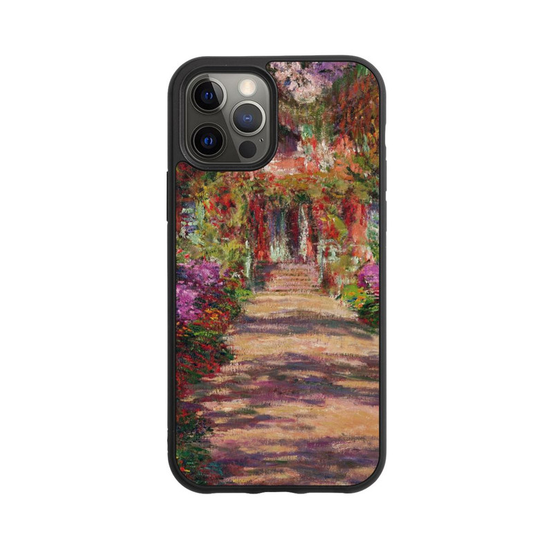 iPhone 12 Pro Base Case Eine Allee in Monets Garten in Giverny by Claude Monet