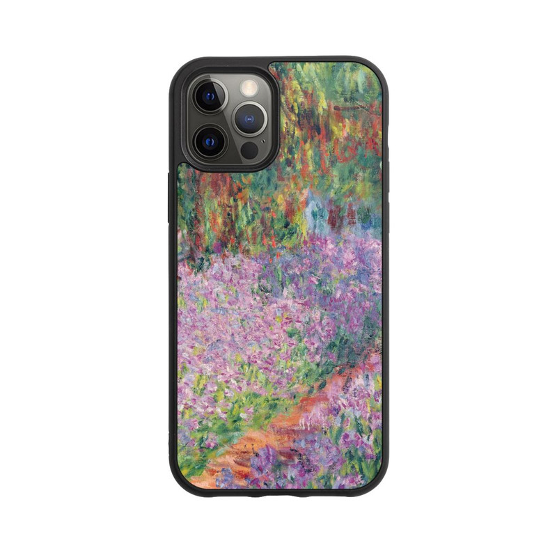 iPhone 12 Pro Base Case The Artists Garden at Giverny by Claude Monet