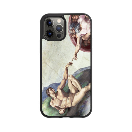 Apple iPhone 12 Pro Base Case Michelangelo Buonarroti Erschaffung von Adam