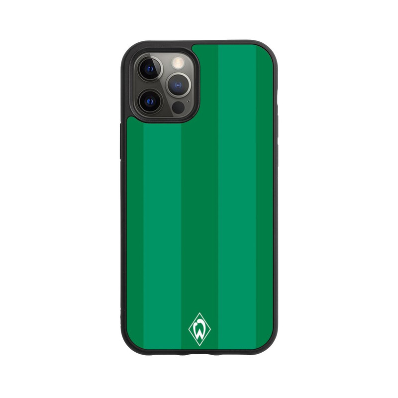 iPhone 12 Pro Base Case Werder Bremen Grün gestreift