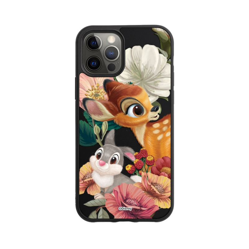 iPhone 12 Pro Base Case Bambi und Klopfer Blumen Transparent