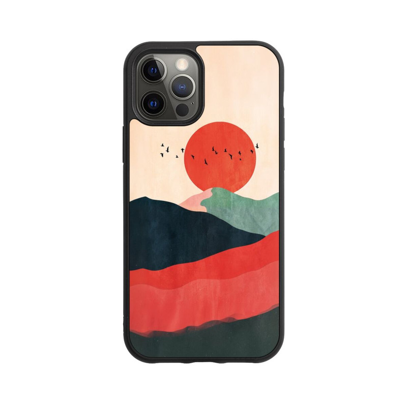 iPhone 12 Pro Base Case Zugvögel Kunst