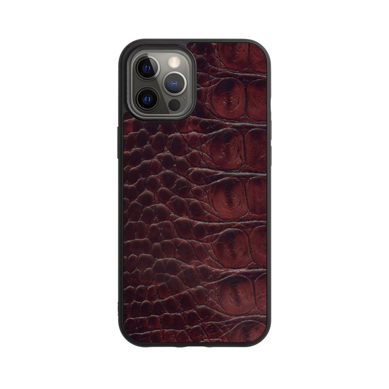 iPhone 12 Pro Max Base Case Kroco Dunkelbraun