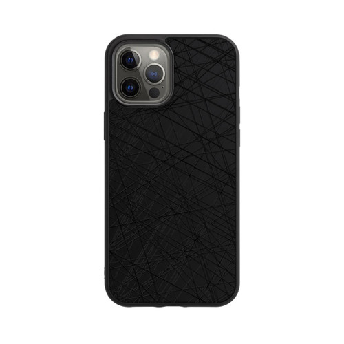 Apple iPhone 12 Pro Max Base Case Scratches Black ohne Hintergrund