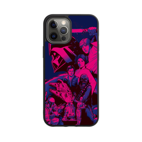 Apple iPhone 12 Pro Max Base Case StarWars Charaktere - Ultraviolet