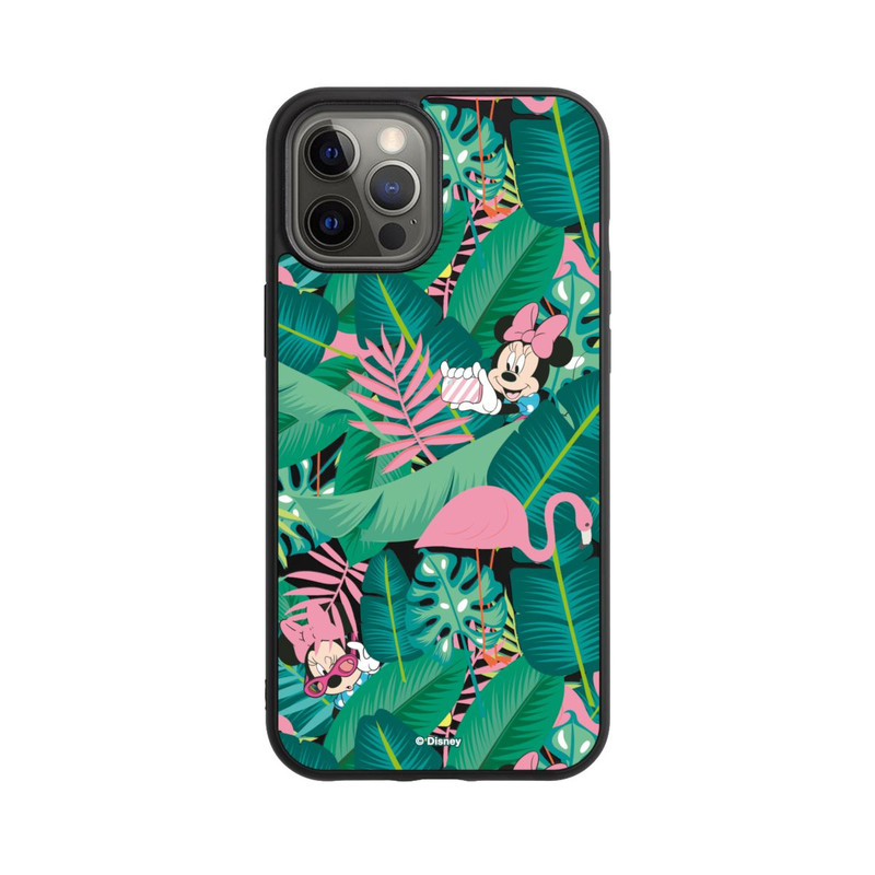 iPhone 12 Pro Max Base Case Minnie Summer Palmblätter ohne Hintergrund