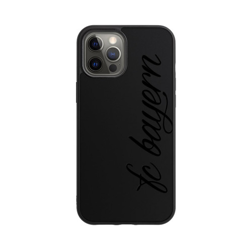 Apple iPhone 12 Pro Max Base Case Schwarzes FCB Girlmotiv - ohne Hintergrund