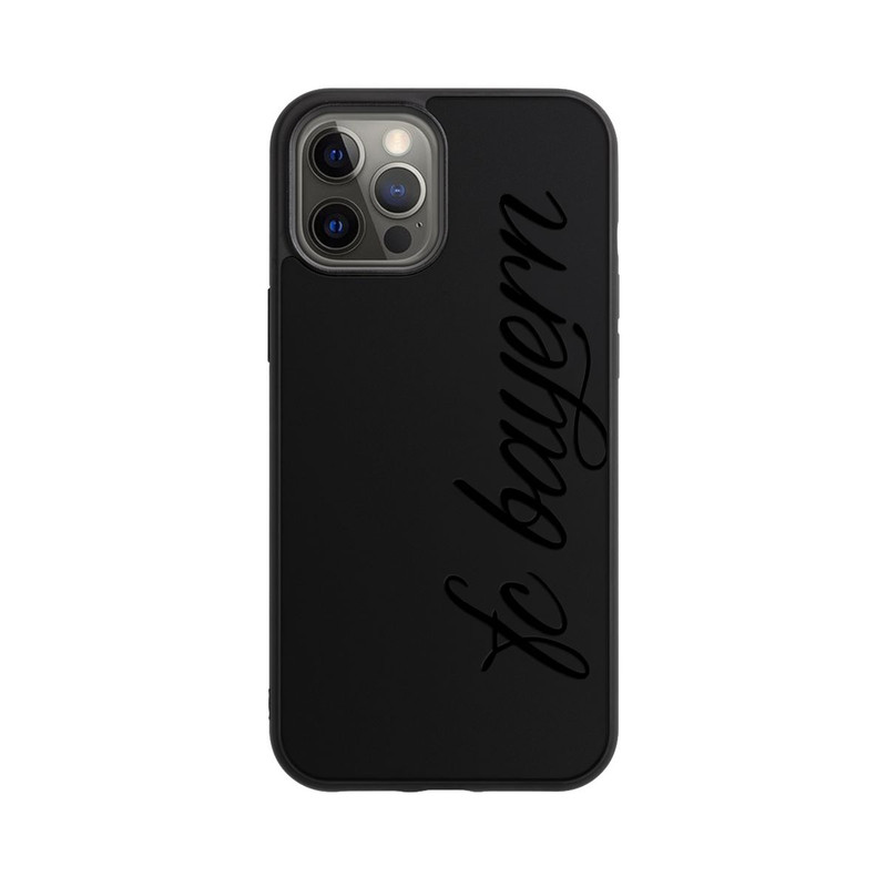 iPhone 12 Pro Max Base Case Schwarzes FCB Girlmotiv - ohne Hintergrund