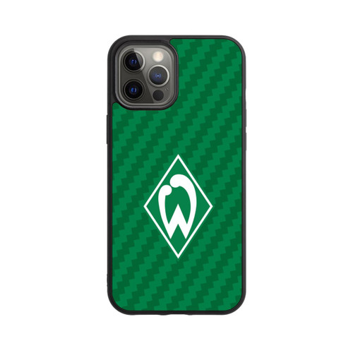 Apple iPhone 12 Pro Max Base Case Carbonlook - Werder Bremen