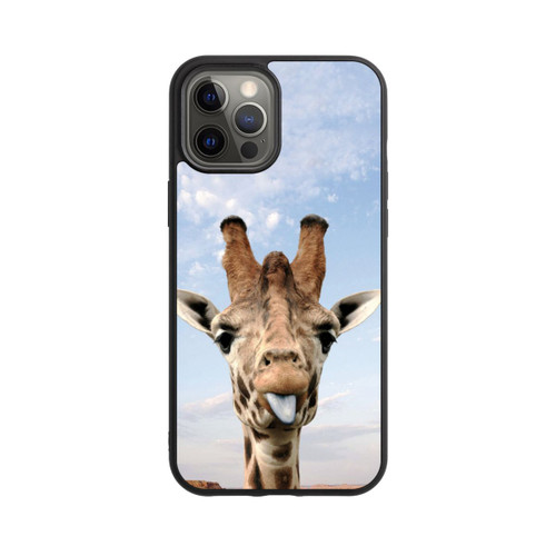 Apple iPhone 12 Pro Max Base Case Giraffe auf der Straße