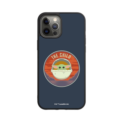 Apple iPhone 12 Pro Max Base Case The Child Abzeichen Blau