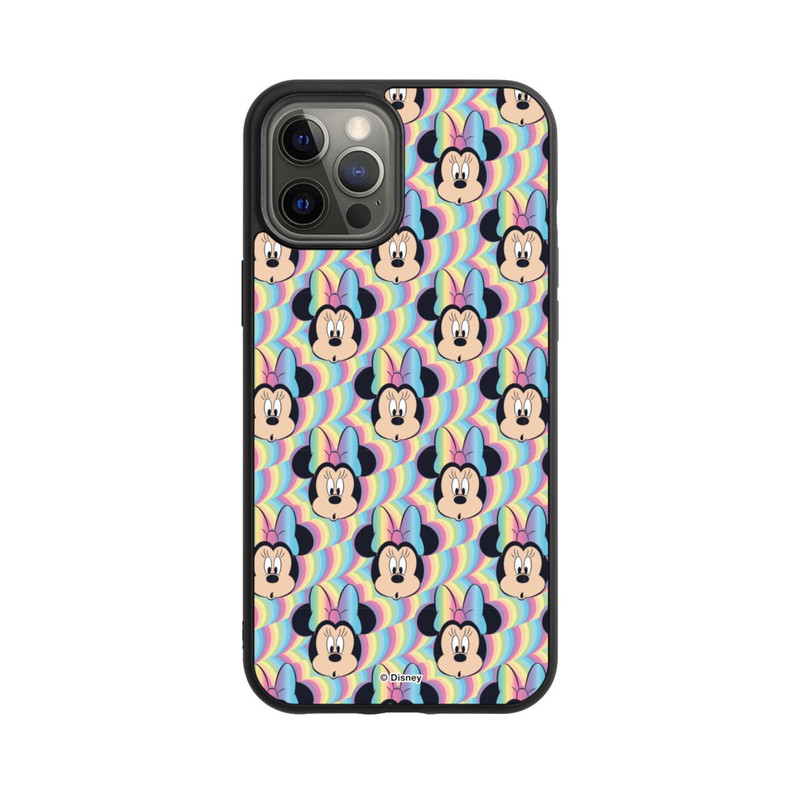 iPhone 12 Pro Max Base Case Minnie Rainbow Faces
