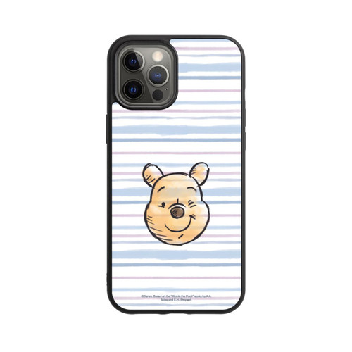 Apple iPhone 12 Pro Max Base Case Winnie Puuh auf Streifen