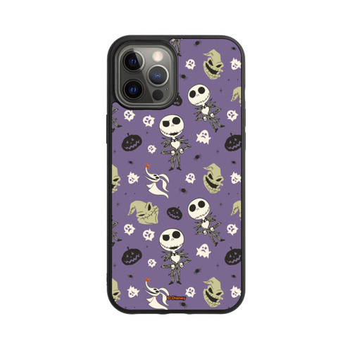 Apple iPhone 12 Pro Max Base Case Jack Purple Pattern Tim Burtons Nightmare before Christmas