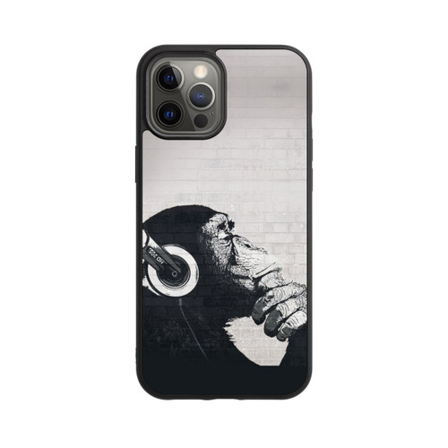 Apple iPhone 12 Pro Max Base Case Musiker Affe