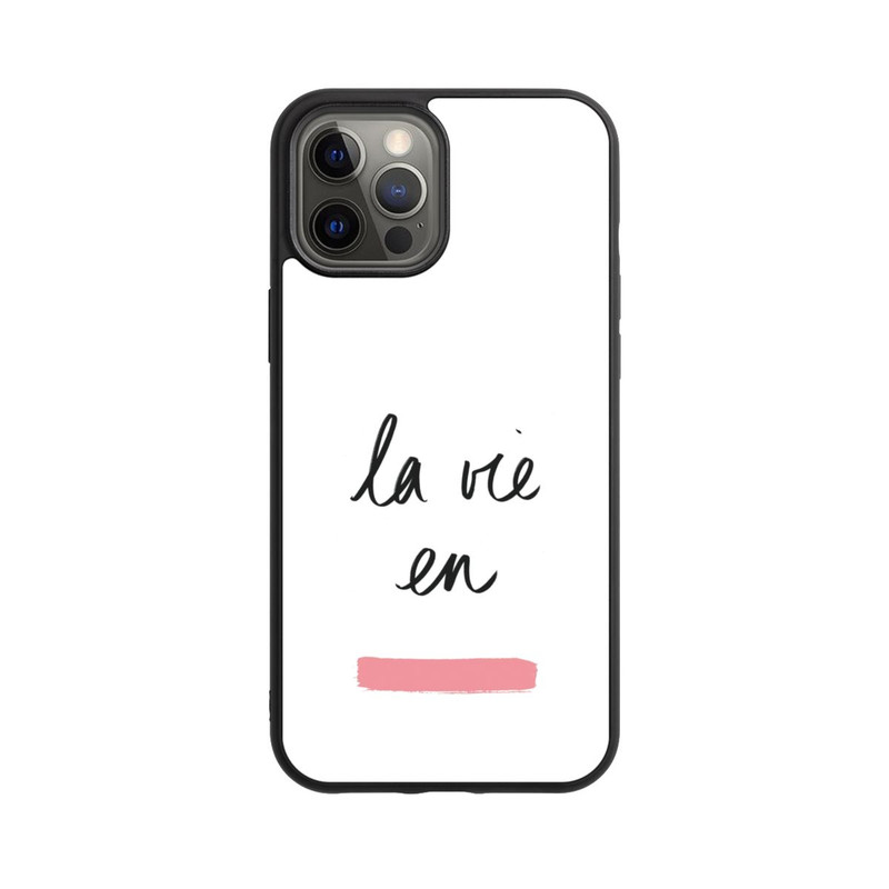 iPhone 12 Pro Max Base Case La Vie en Rosa