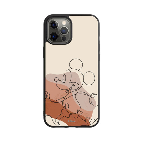 Apple iPhone 12 Pro Max Base Case Micky Abstract Lineart