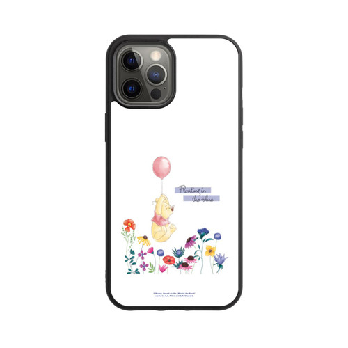 Apple iPhone 12 Pro Max Base Case Winnie Puuh Floating in The Blue