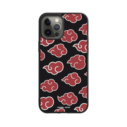 Apple iPhone 12 Pro Max Base Case Akatsuki Pattern Black Big