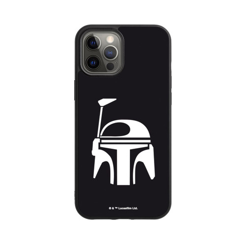 Apple iPhone 12 Pro Max Base Case Boba Fett Helm Schwarz