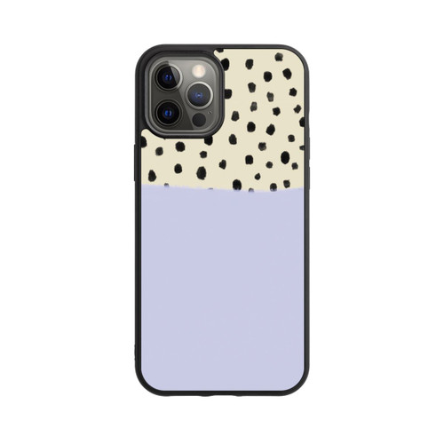 Apple iPhone 12 Pro Max Base Case Tupfen Boho Pastell