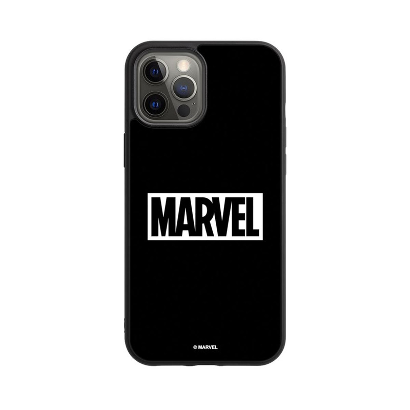 iPhone 12 Pro Max Base Case Marvel Logo Black