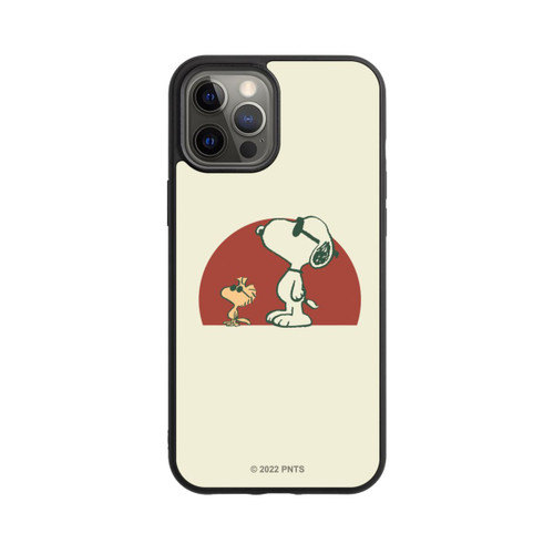 Apple iPhone 12 Pro Max Base Case Snoopy Woodstock weit draußen