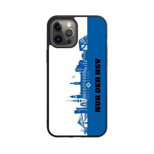 Apple iPhone 12 Pro Max Base Case HSV Skyline Blau Weiß