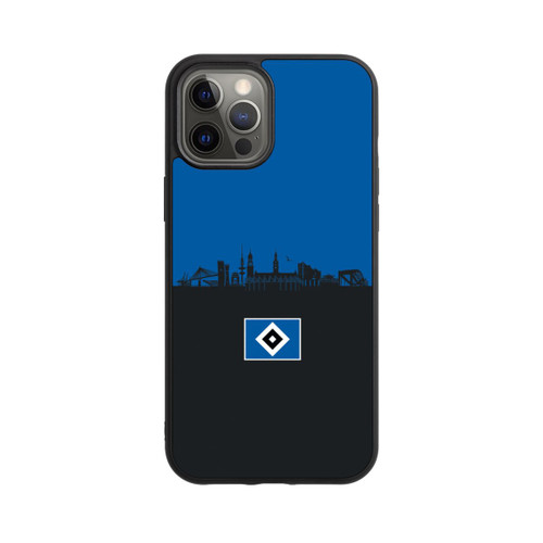 Apple iPhone 12 Pro Max Base Case HSV Skyline Blau Schwarz