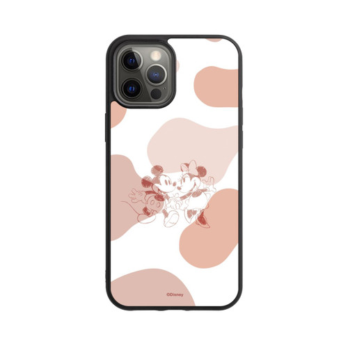 Apple iPhone 12 Pro Max Base Case Micky and Minnie halten händchen Boho