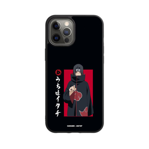 Apple iPhone 12 Pro Max Base Case Itachi Geste Schwarz