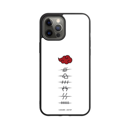 Apple iPhone 12 Pro Max Base Case Akatsuki Mitgliedersymbole Weiß